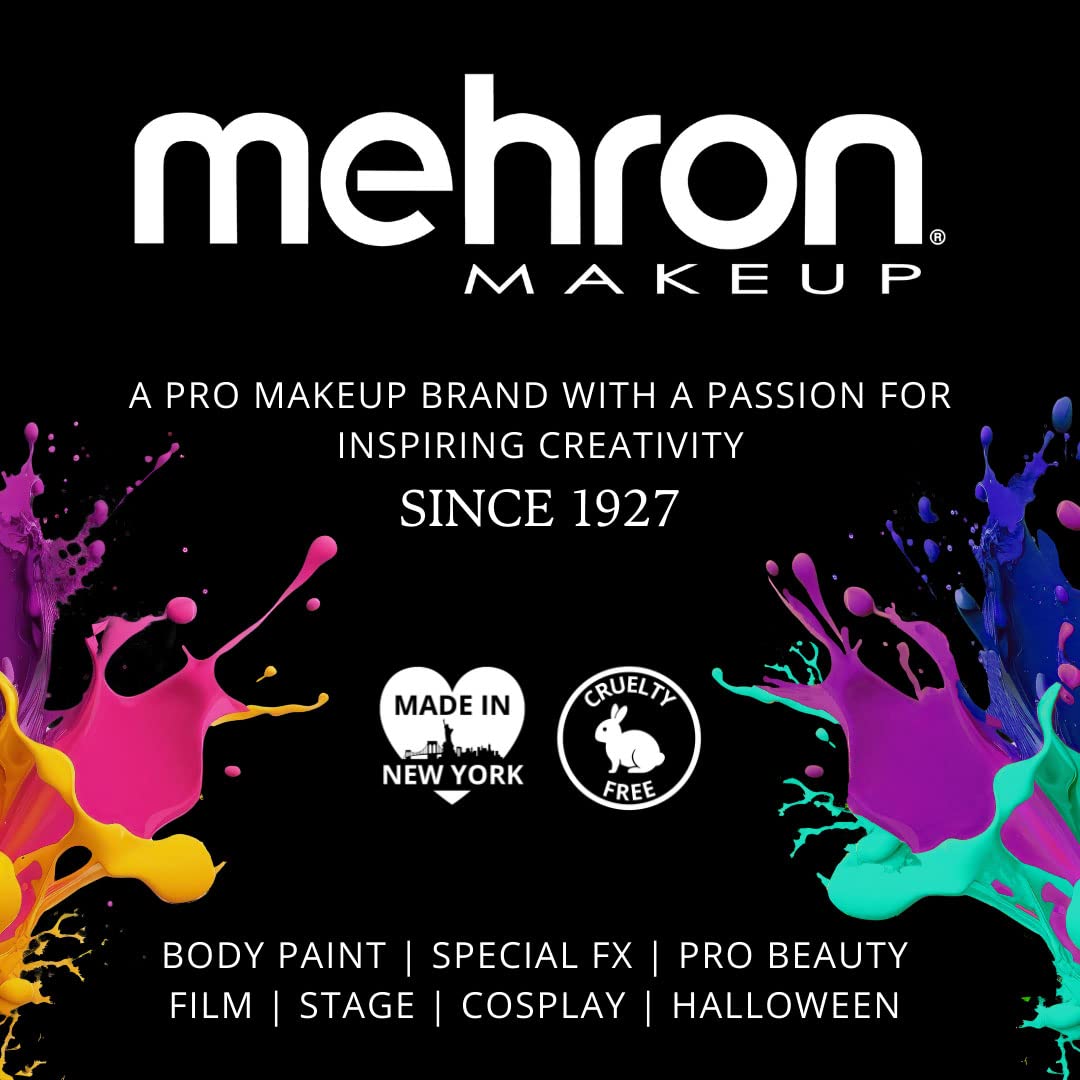 Mehron Makeup Liquid Makeup | Face Paint and Body Paint Perfect for Halloween, Cosplay I Air Brush Compatible Body Paint (1 oz) (GREEN)