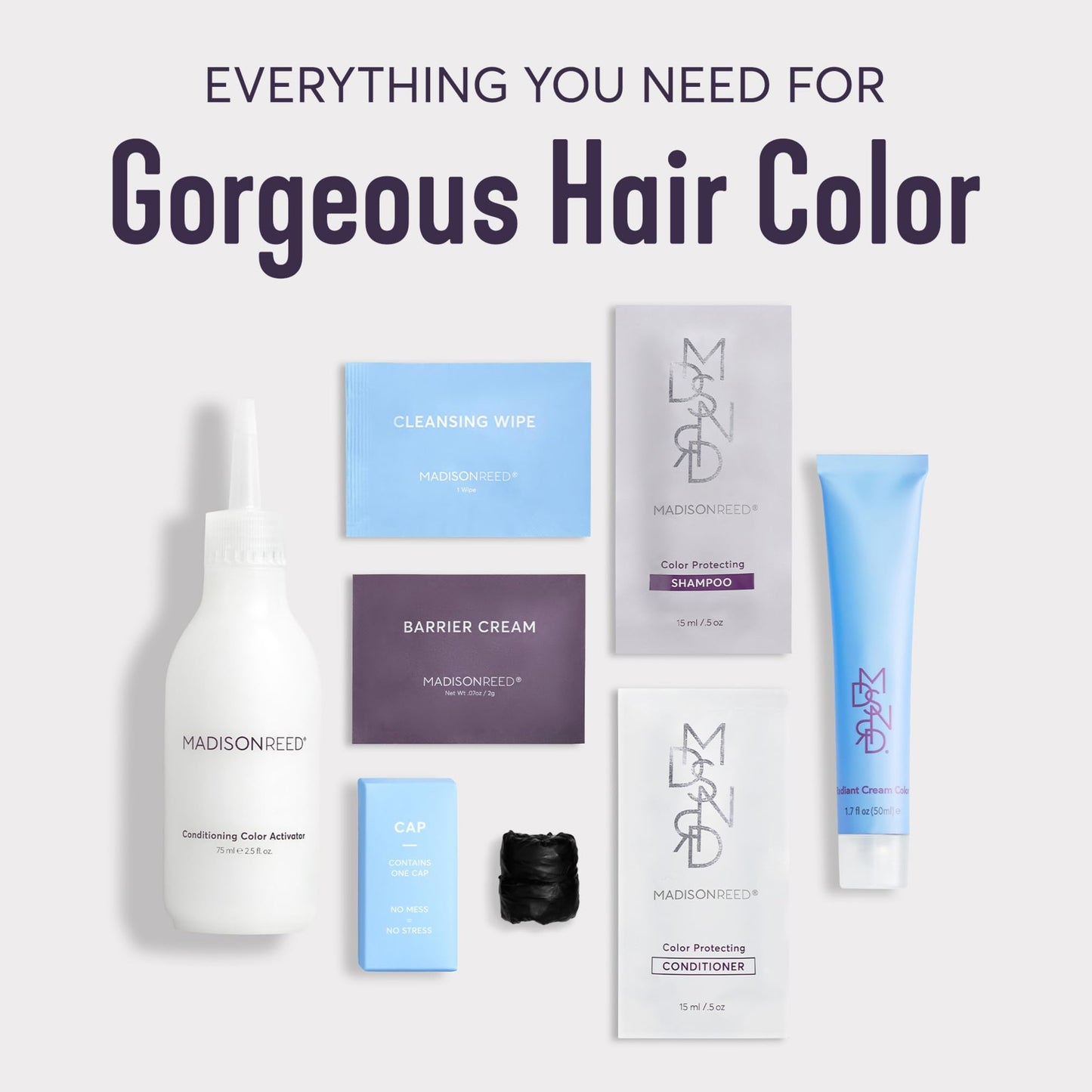Madison Reed Radiant Hair Color Kit, Medium Brown for 100% Gray Coverage of Resistant Gray Hair, Ammonia-Free, 5.5NNN Modena Brown, Permanent Hair Dye, Pack of 1