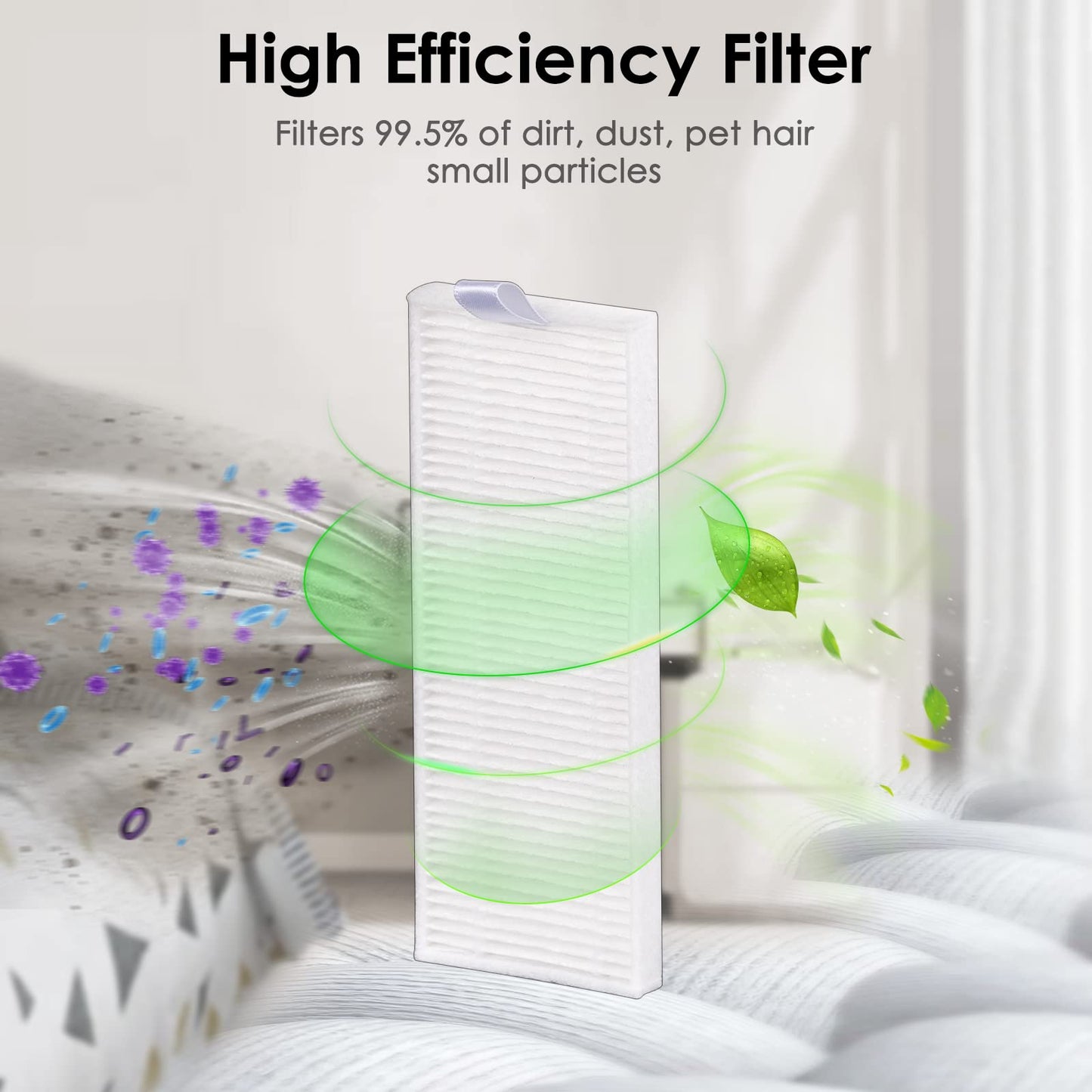 (12 Pieces) HEPA Filters Compatible With Lefant M210P M210 Pro M210B M213S M210S M210 M213, OKP Life K2 K3 K3A K4 K5 Robot Vacuum Cleaner Filter Kit, Replacement Parts Filters Accessories