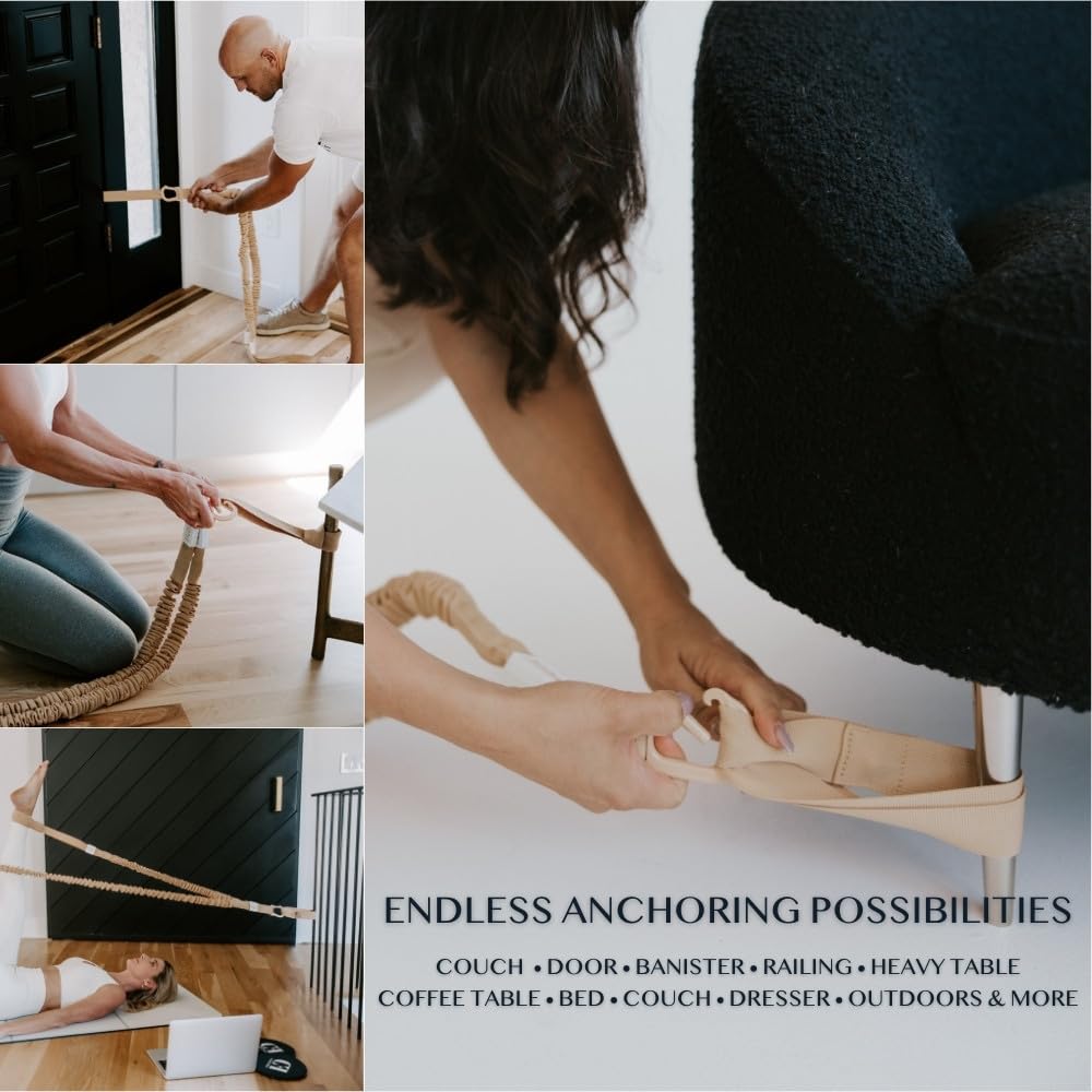 CoreFirst Premium Resistance Pilates Bands, Exercise, Home Gym Workouts – Unleash The Strong, Confident, and Bold Within You!