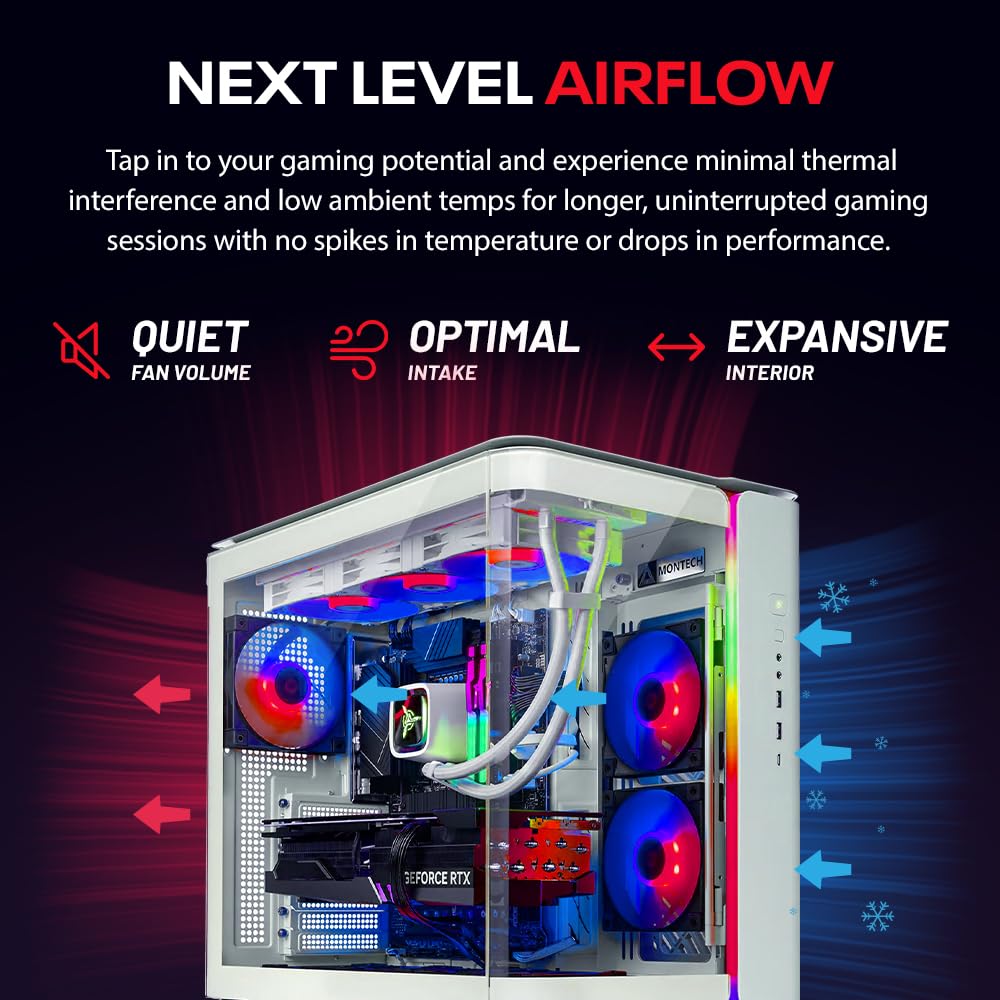 Skytech Gaming King 95 Desktop PC, Ryzen 7 9800X3D 4.7 GHz (5.2 GHz), NVIDIA RTX 5070 Ti 16GB, 1TB Gen4 NVMe SSD, 32GB DDR5 RAM 5600 RGB, 850W Gold ATX 3 PSU, 360mm ARGB AIO, Wi-Fi, Win 11