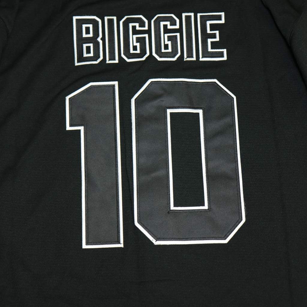 #10 Biggie Bad Boy Movie Baseball Jersey Stitched 90s Hip Hop Unisex Clothing for Party Black Size XL
