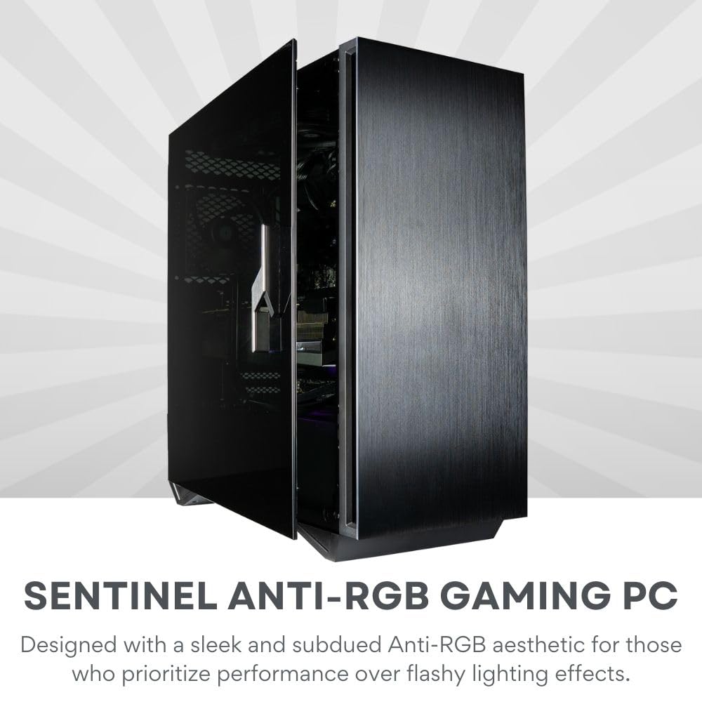 Sentinel Gaming Desktop - NVD GeForce RTX 5070 Ti 16GB, Intel 20-Core i7-14700KF (~ i9-13900K) Processor, 32GB DDR5 RAM, 2TB NVMe SSD, WiFi 6E, Windows 11 Pro - Liquid Cooled Tower Gamer Computer