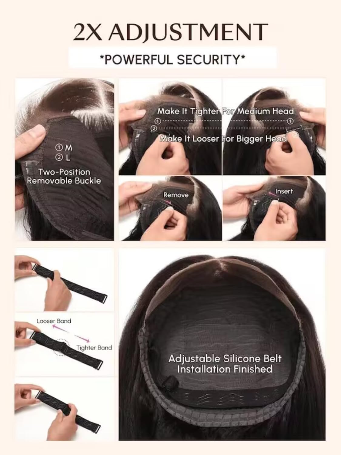 UNICE Bye Bye Knots 7x5 Pre Cut Lace Glueless Wig Reddish Brown Body Wave Wig Pre Bleached Invisible Knots Pre Everything Wig Human Hair Wig Pre Plucked 150% Density 18inch
