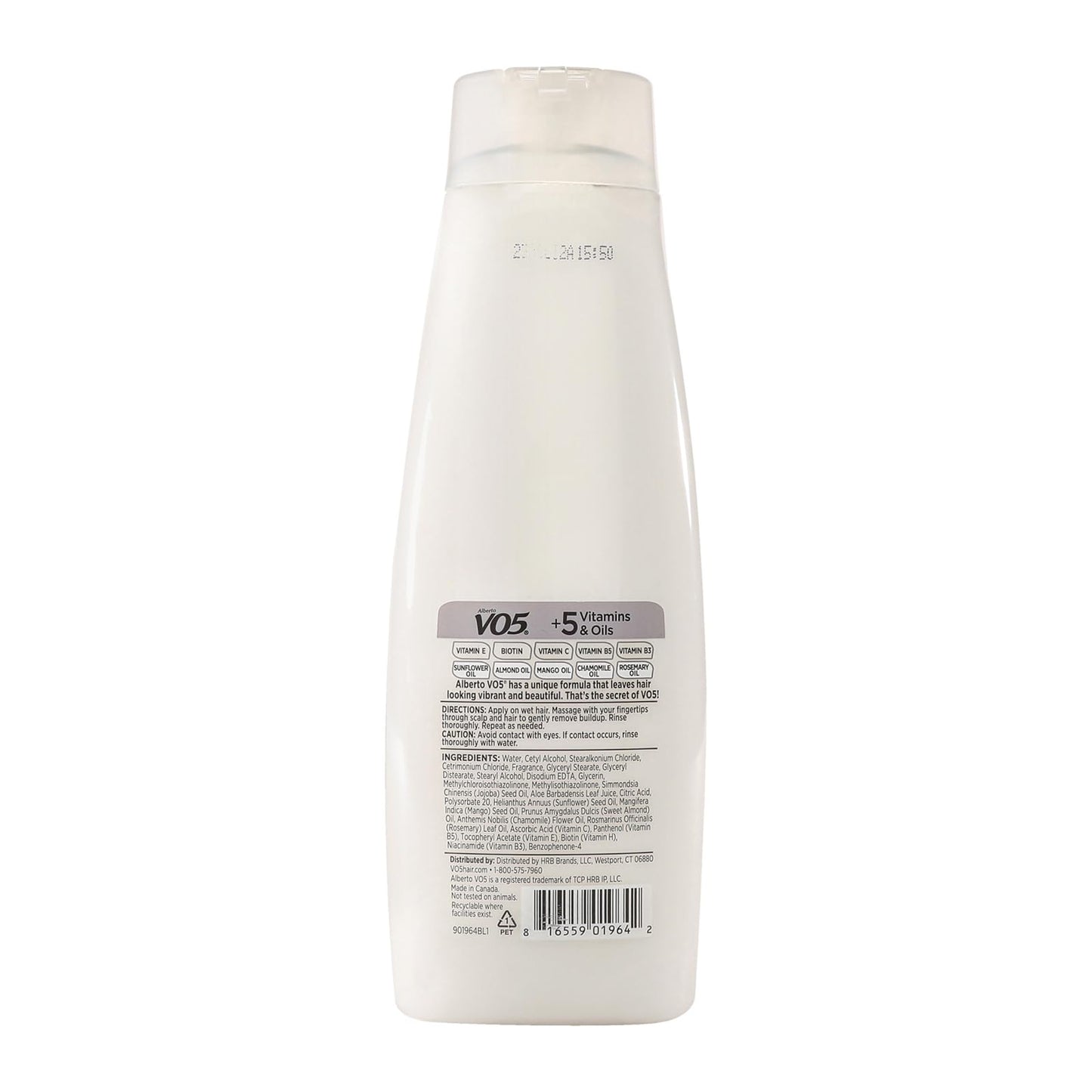 Alberto VO5 Gentle Cleansing Co-Wash with Jojoba and Aloe - Cleansing Conditioner - Cowash for Scalp and Hair - Moisturizes and Smooths Hair - 15 oz