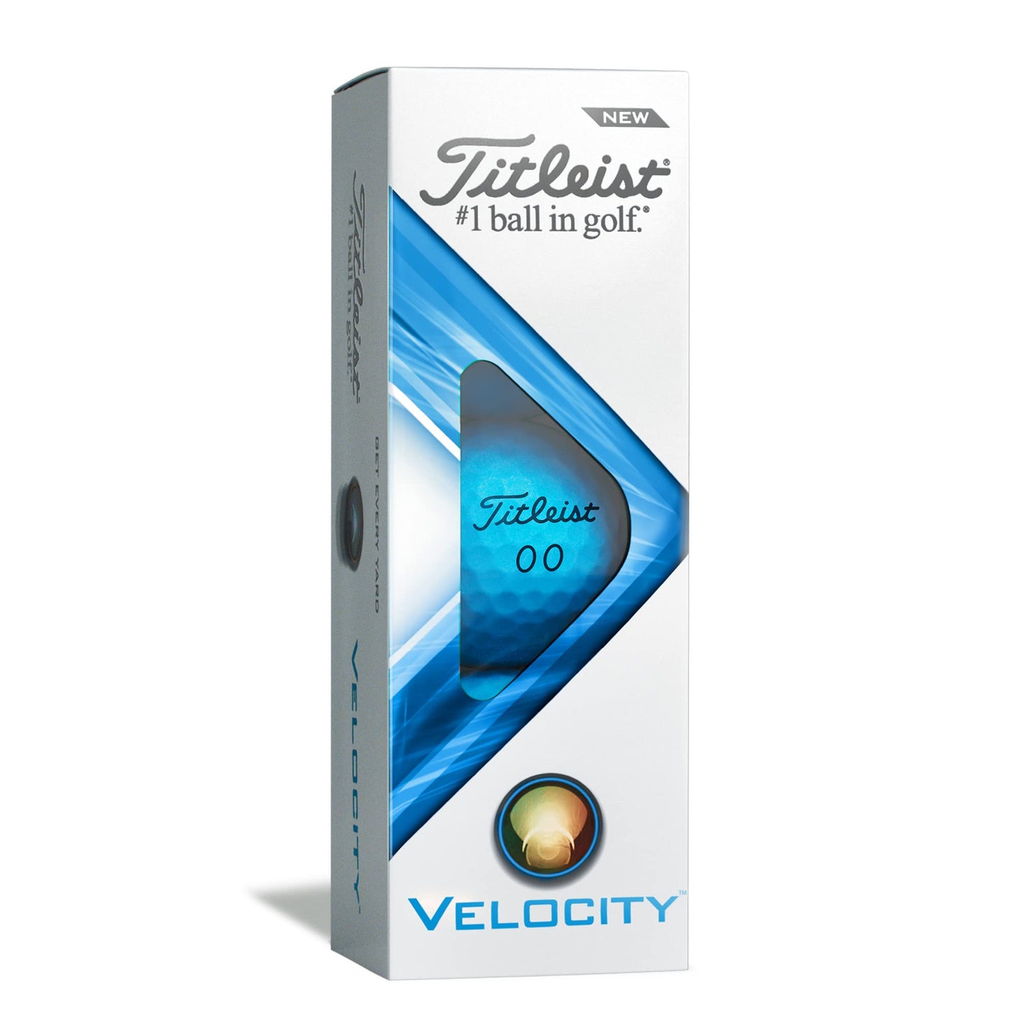 Titleist Velocity Golf Balls Matte Blue 1 Dozen