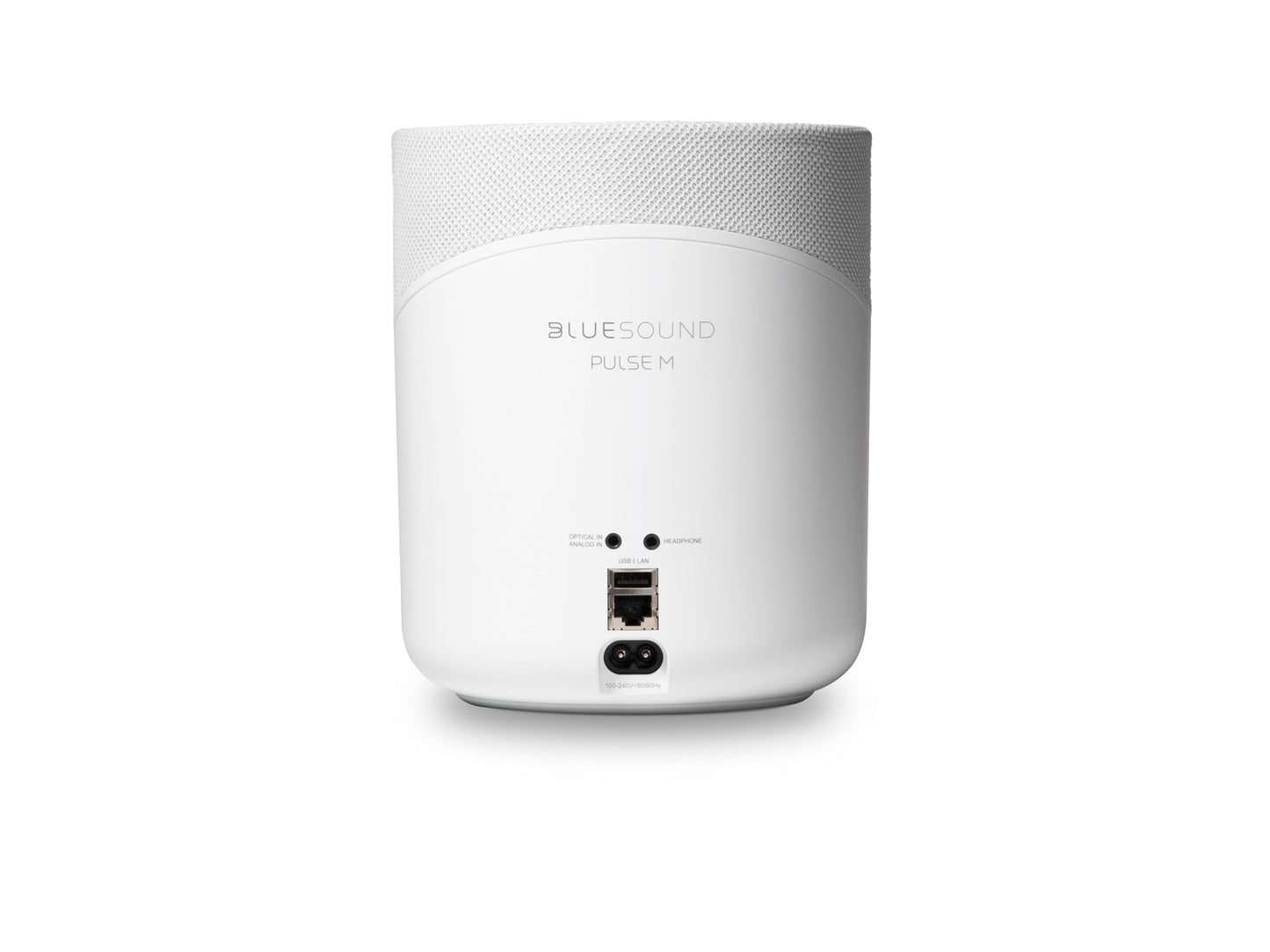 Bluesound Pulse M Omni-Hybrid Wireless Music Streaming Speaker with Bluetooth - White - Compatible with Alexa and Siri