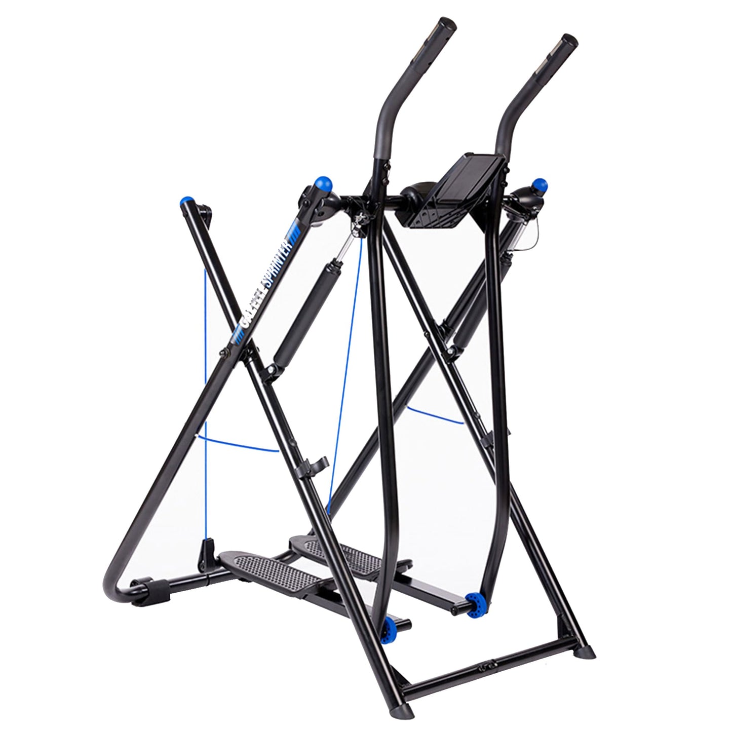 Gazelle Glider Elliptical Hybrid Exercise Machine for Home Gym, Pacer or Sprinter Model - Low-Impact Cardio & Strength Training, Total Body Workout, Foldable Steel Frame, Fitness Tracker Computer