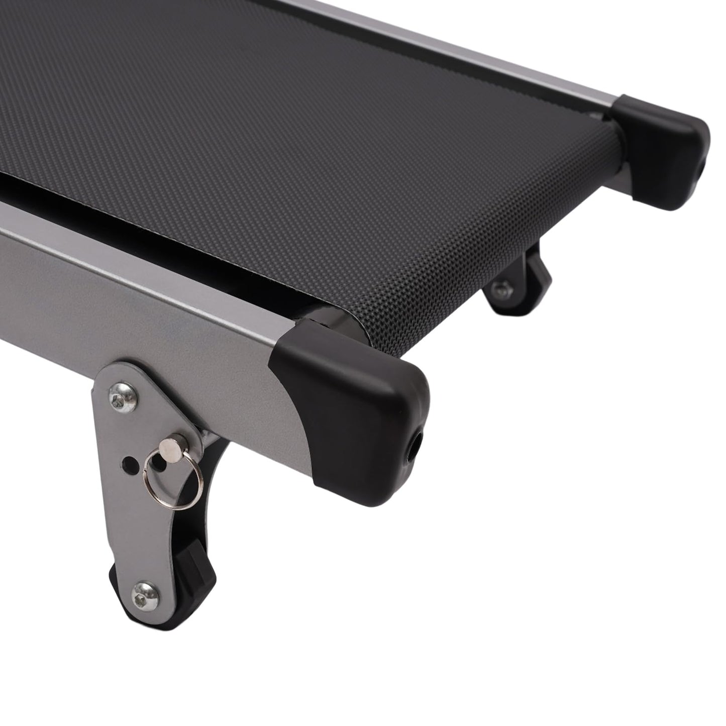 RustyVioum Folding Treadmill W/Incline, 264.55lbs Capacity Portable Treadmill with LED Display Under Desk Treadmills for Home Gym Office, 43.3 * 22.04inch Black Easy Assembly