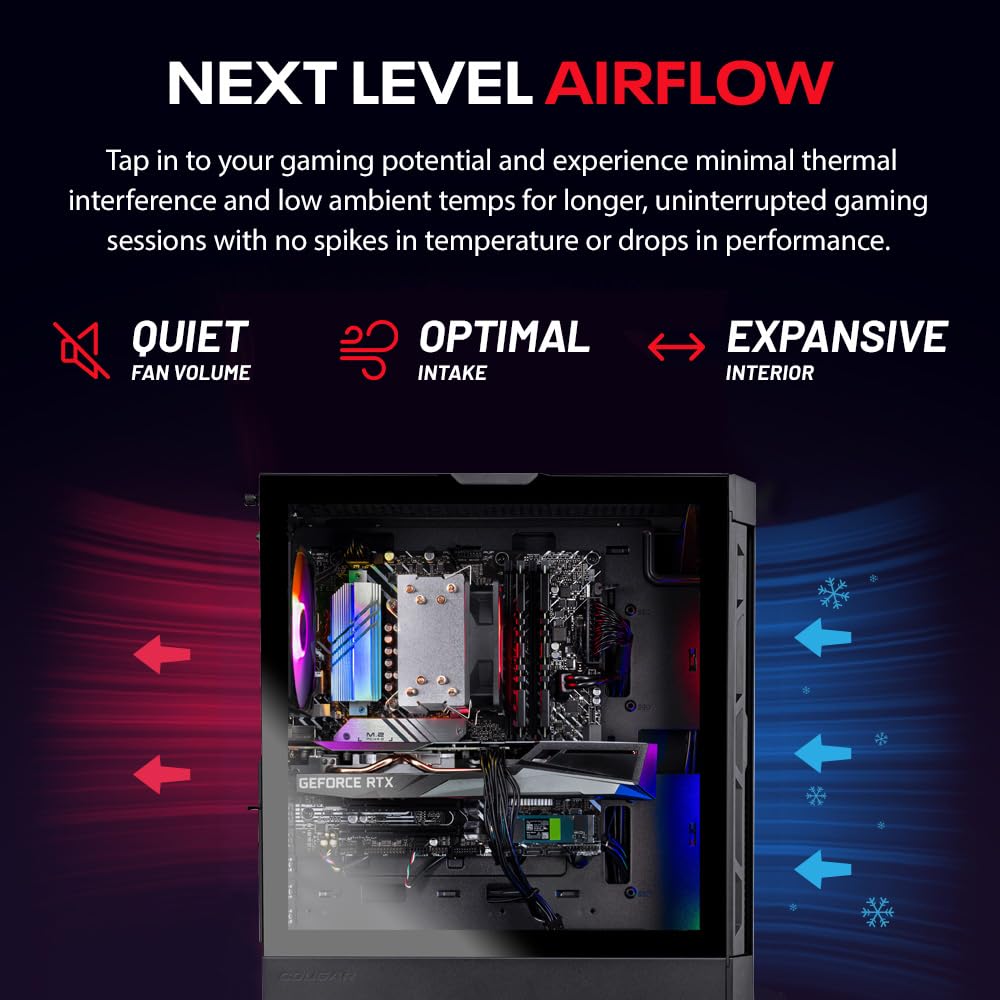 Skytech Blaze4 Mini Gaming PC Desktop, Ryzen 5 5600 3.5 Ghz (4.4GHz Turbo Boost), NVIDIA RTX 4060 8GB GDDR6X, 1TB SSD, 16GB DDR4 RAM 3200, 650W Gold PSU, Wi-Fi, Win 11 Home