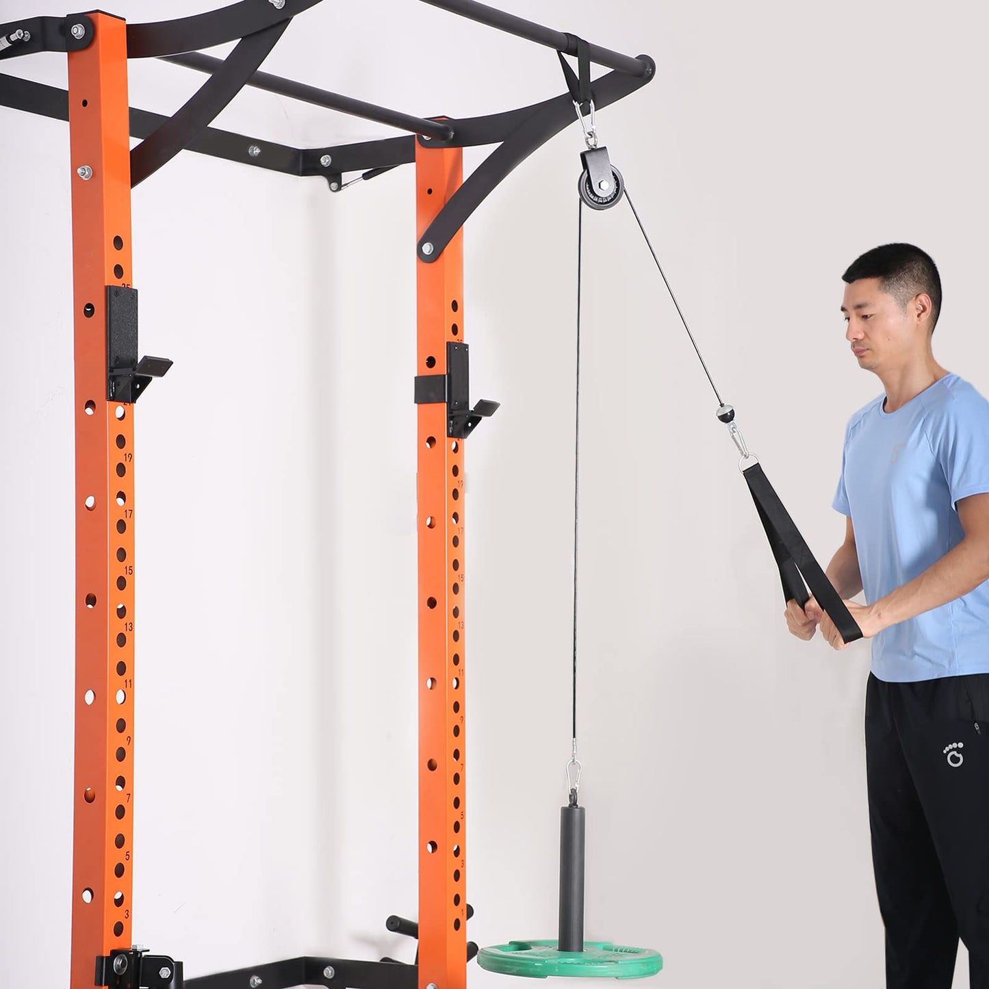 SYL Fitness Tricep Rope Cable Attachment, Tricep Pull Down Rope Tricep Pull Down Rope for Face Pulls, Push Downs, Bicep Curls