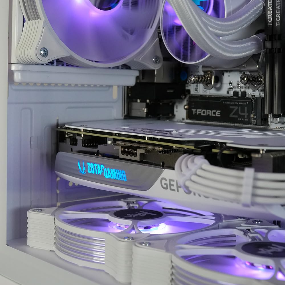 ViprTech Stryker 3.0 Liquid-Cooled PC - AMD Ryzen 7 (4.1GHz Turbo), RTX 3060 12GB, 32GB DDR4 3200, 1TB NVMe SSD, 700W PSU, WiFi BT, Win 11 Pro, RGB, Gaming Desktop Computer Prebuilt, White