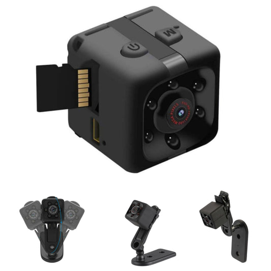 Mini Spy Camera with Audio & Video, 1080P Mini Hidden Camera, Portable Small HD Nanny Cam, Mini Spy Cams with Night Vision & Motion Detection, Indoor, Outdoor, Tiny Security Camera, Home, Office