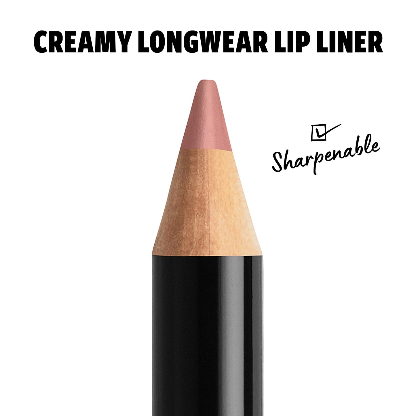 NYX PROFESSIONAL MAKEUP Slim Lip Pencil Creamy Lip Liner Nude Pink & Natural