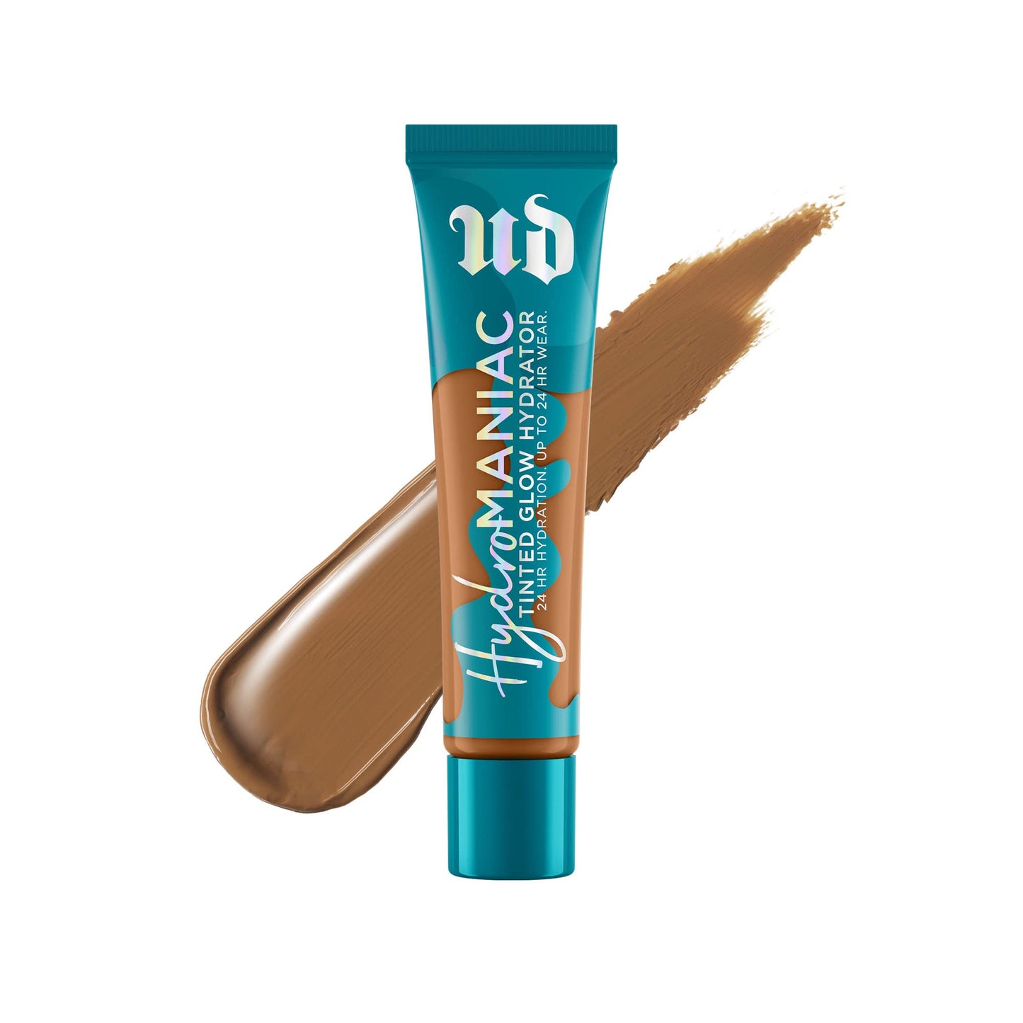 Urban Decay Hydromaniac Dewy Foundation (70 Deep Warm), Hydrating Tinted Moisturizer for Dry Skin, Buildable Medium Coverage, Non-comedogenic, Vegan, Cruelty-free - 1.1 fl oz