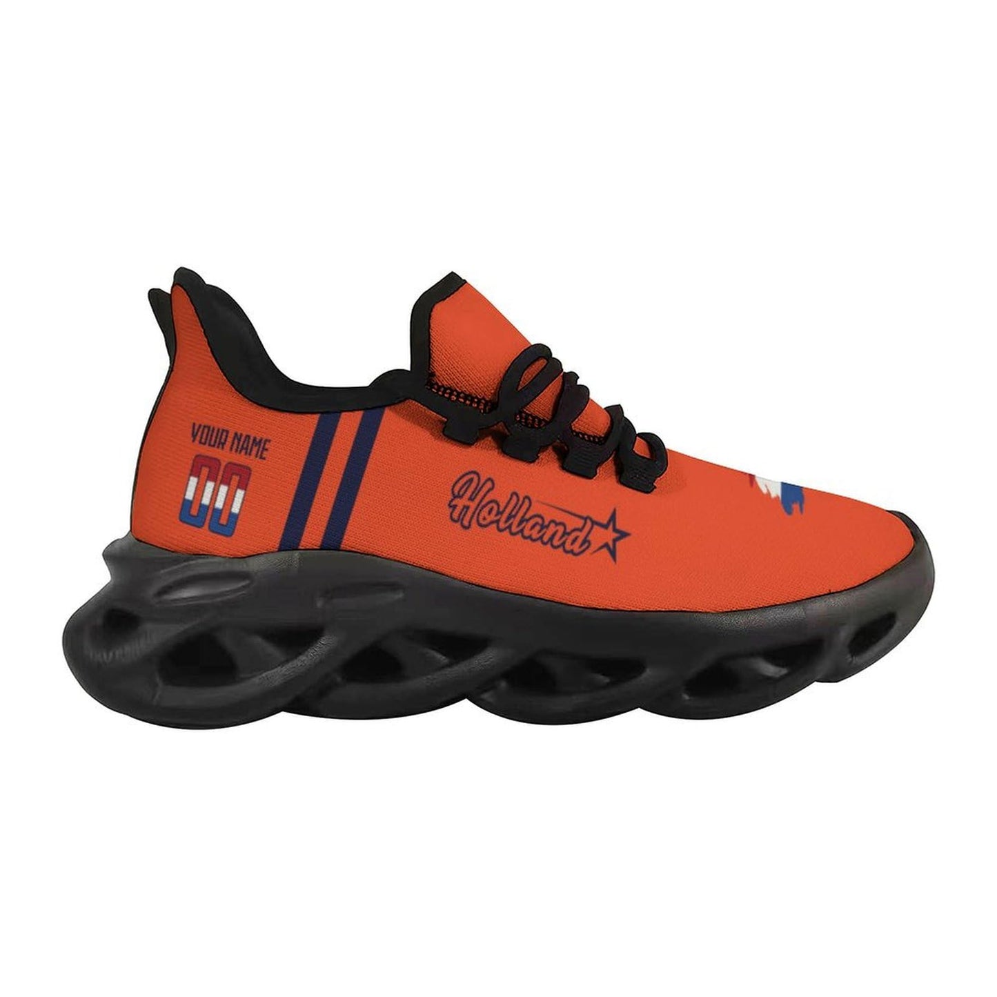 Netherlands National Team Custom Men's Sneakers Soccer Personalized Breathable Fan Gift Name & Number Athletic Gym Slip-on Shoes