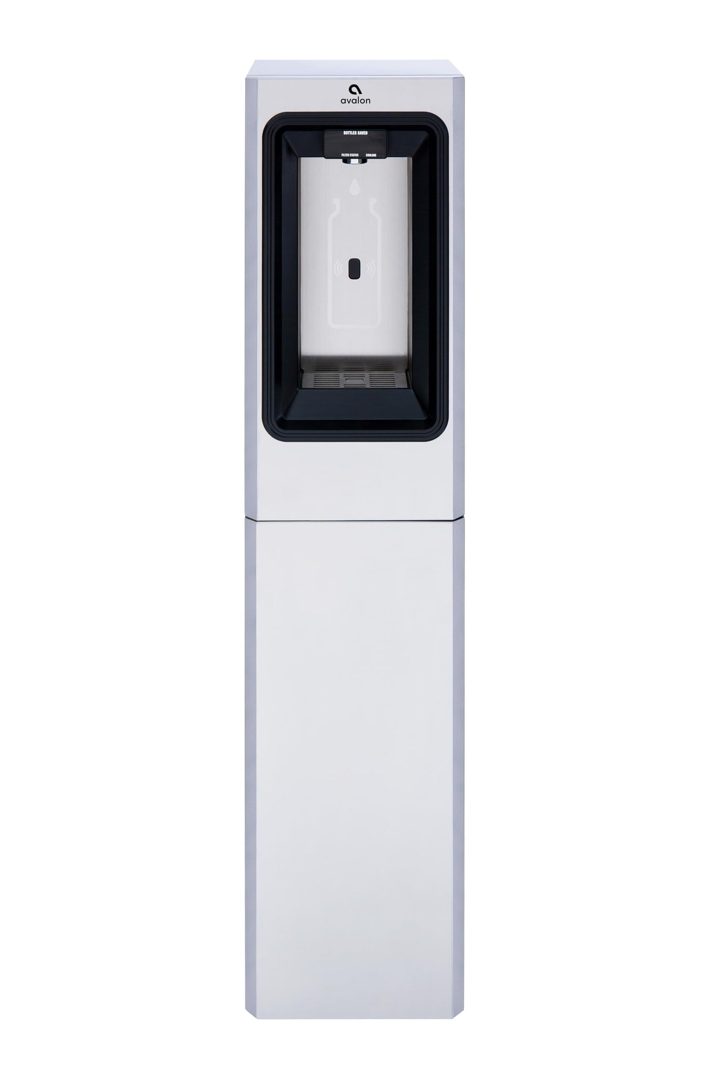 Avalon Freestanding Bottle Filler, Sensor Dispensing, UV Cleaning, Digital Bottle Counter Display, Dual Filtration, WiFi Enabled