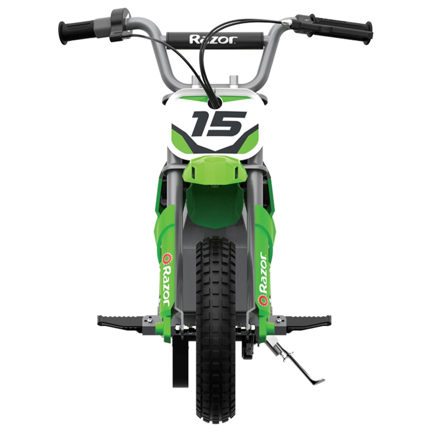 Razor MX400 Dirt Rocket – 14 MPH (22 KMH) Off-Road Electric Dirt Bike, High-Torque Motor, 30 Min Ride Time, Adjustable Handlebars, Ages 13+, Green