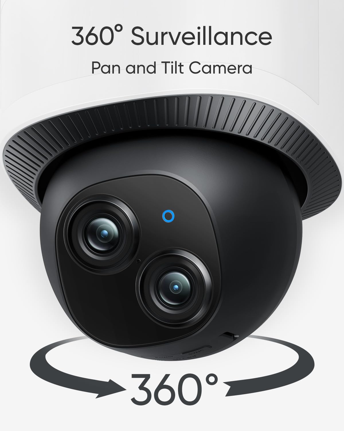 eufy Security Floodlight Camera E340 Wired,360° Pan and Tilt,24/7 Recording,Dual-Band Wi-Fi, 2,000 Lumens,Motion-Activated,Dual Camera,HomeBase 3 Compatible,Local Storage,No Monthly Fee (Renewed)