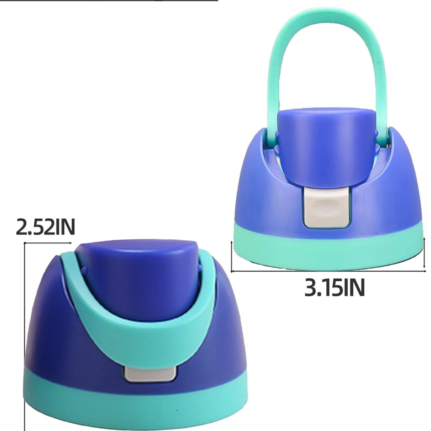 QAZVYX Replacement Cap for Owala Freesip, One-Touch Water Bottle Top Cap Compatible with Owala Cup 16oz 24oz 32oz 40oz, BPA-Free Replacement Accessory for Owala Free Sip, No Leak, Off-White. (1blue)
