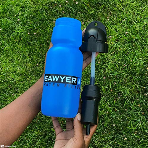 Sawyer Products SP140 Personal Water Bottle Filter, 34-Ounce,Blue