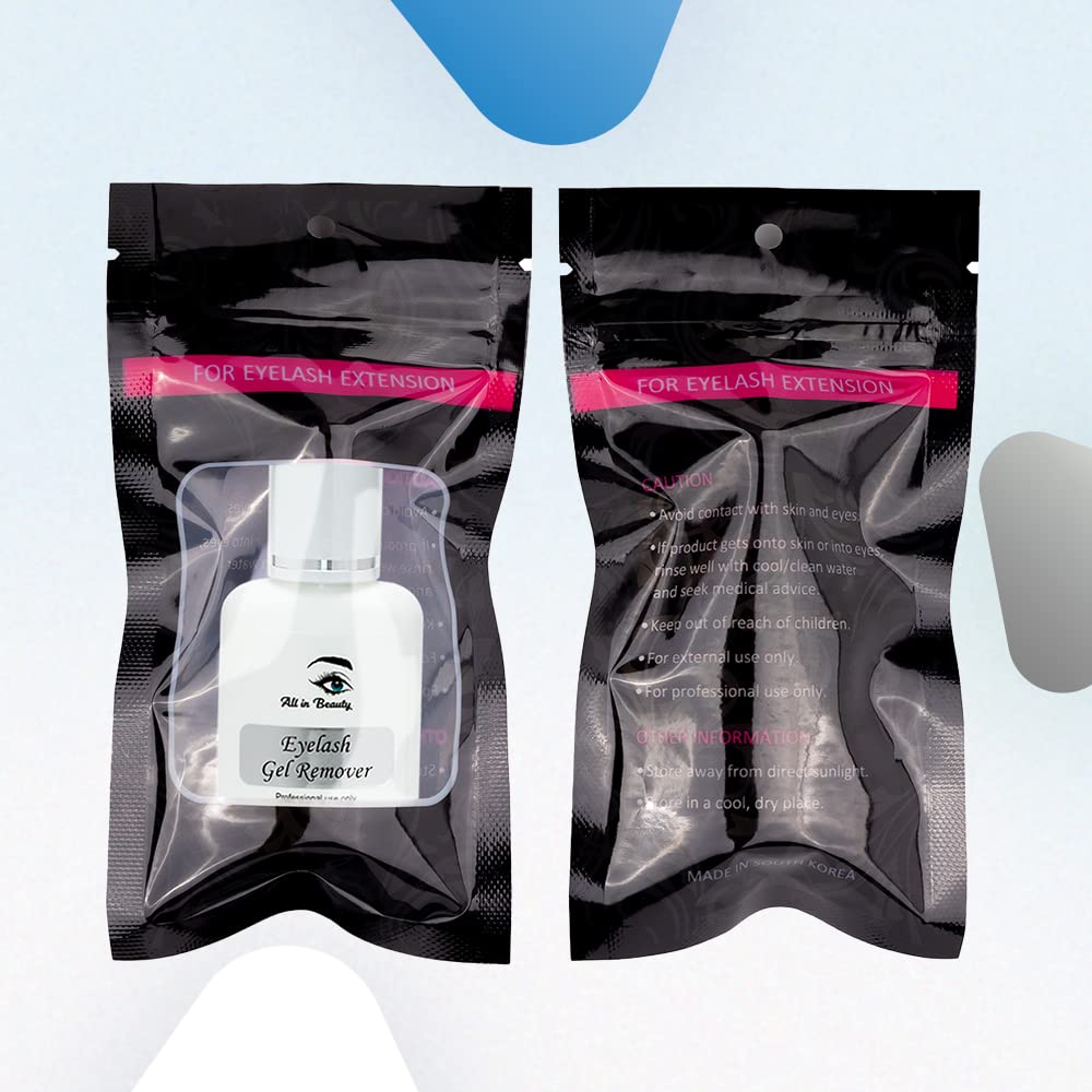 All In Beauty Eyelash Extensions Remover Gel, Dissolves Lash Adhesive in 60 Seconds, Easy to Control Gel Formula, Fast and Easy Lash Extensions Removal, Professional Use Only