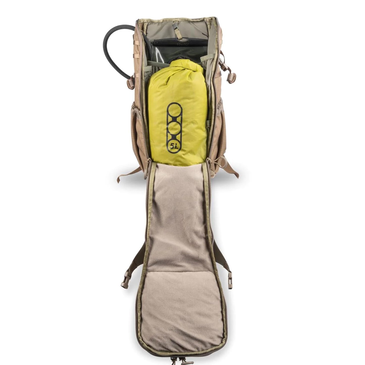 Eberlestock Bandit Pack - Rugged EDC Backpack Built For The Office Or The Outdoors (Grey)