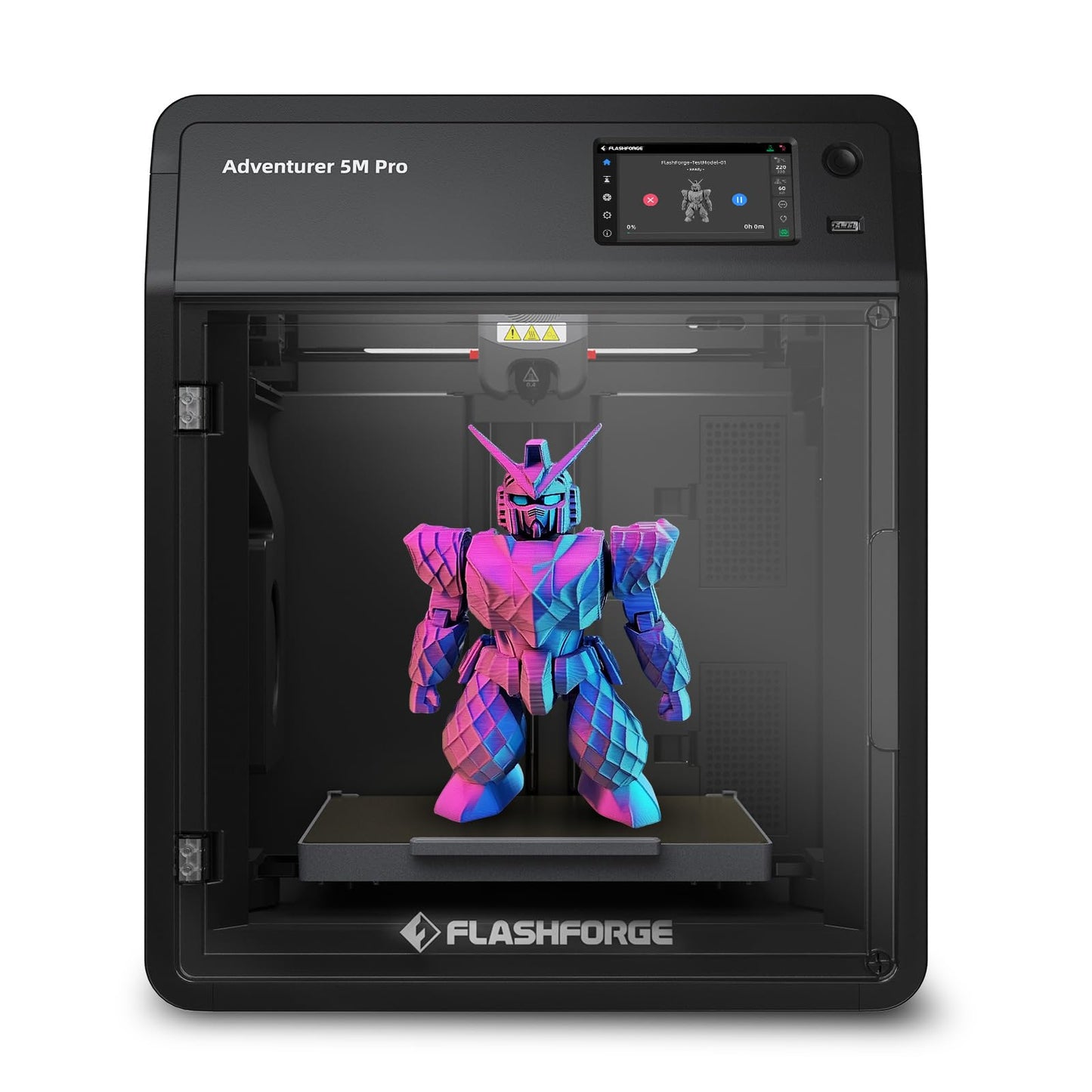 FLASHFORGE 3D Printer Adventurer 5M Pro, High Speed Printing Enclosed 3D Printer for School, Family and Students, 220x 220x 220 mm