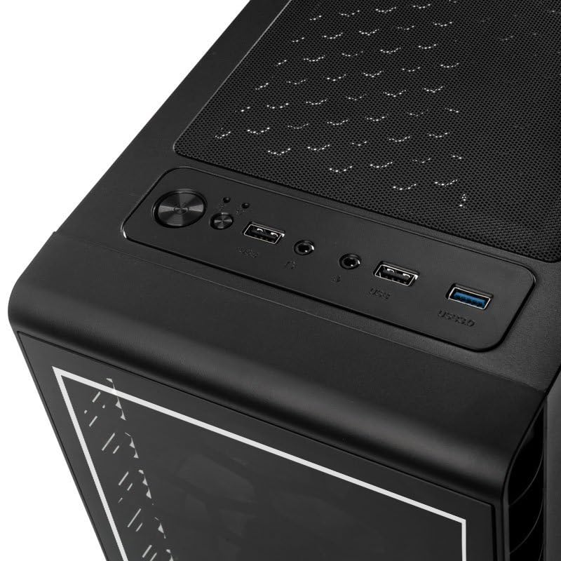 BEASTCOM Q5 Pro Gaming PC | AMD Ryzen 5 4500 6X 3,60GHz 12 Threads | NVIDIA RTX 3050 4GB | 32GB RAM | 1TB NVMe SSD | HDMI | WiFi 5 | Windows 11 Pro