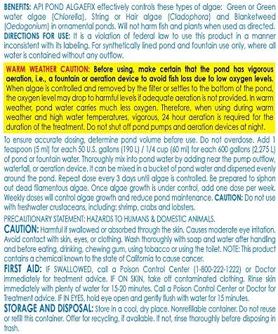API POND ALGAEFIX Algae Control 64-Ounce Bottle (FF-169D)