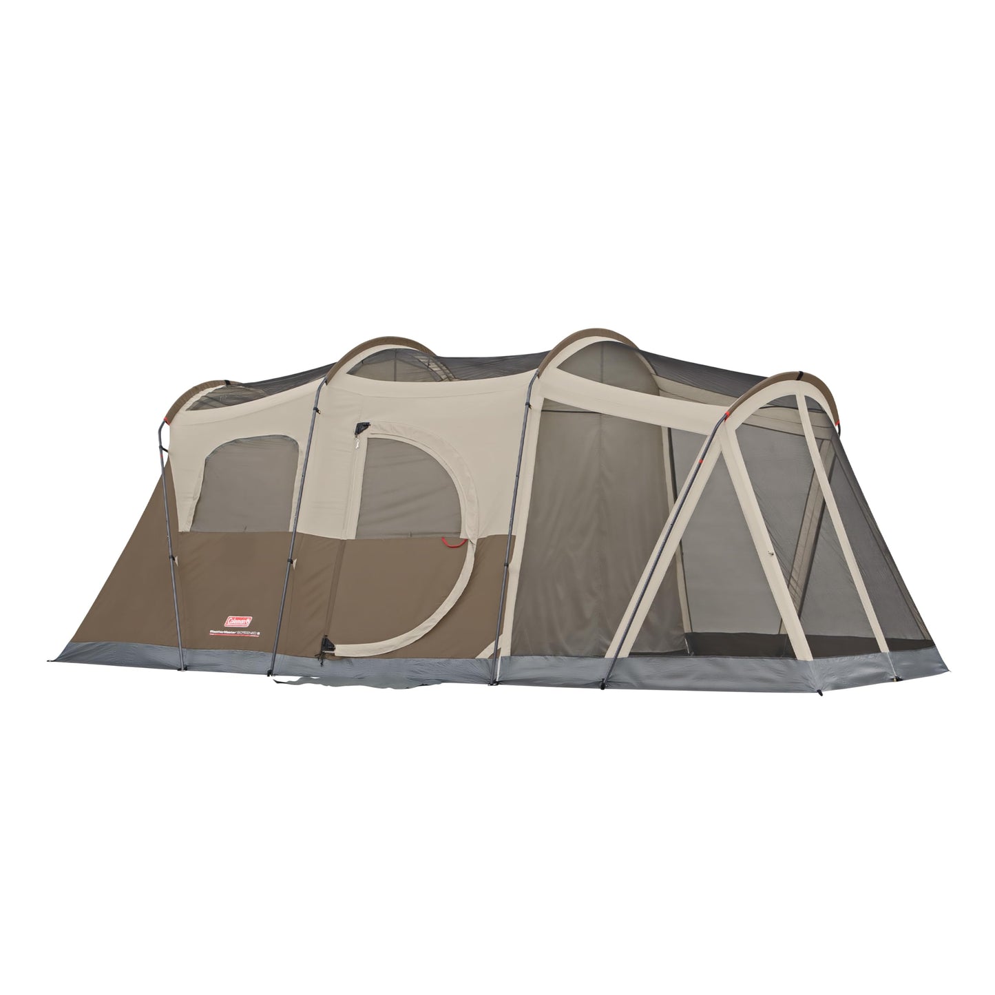 Coleman 6-Person WeatherMaster Camping Tent with Screened Porch, Weatherproof Tent with Screen Room, Rainfly & Carry Bag Included