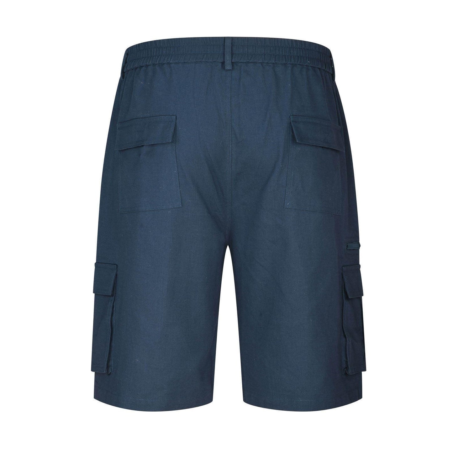 APIVOE Cargo Shorts for Men Summer Elastic Waist Shorts Lightweight Work Long Shorts Big and Tall Cargo Shorts with Pockets