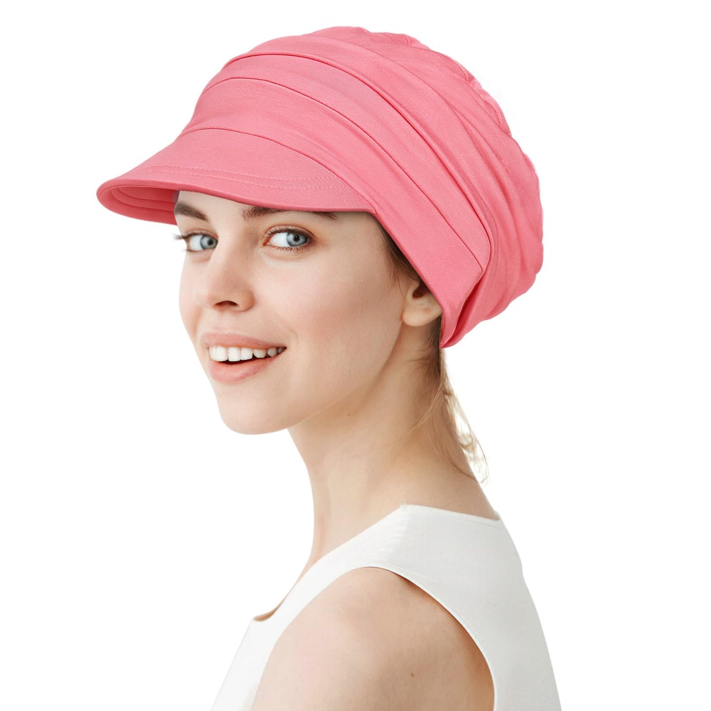 Alnorm Chemo Headwear for Fall and Winter Peachy Pink