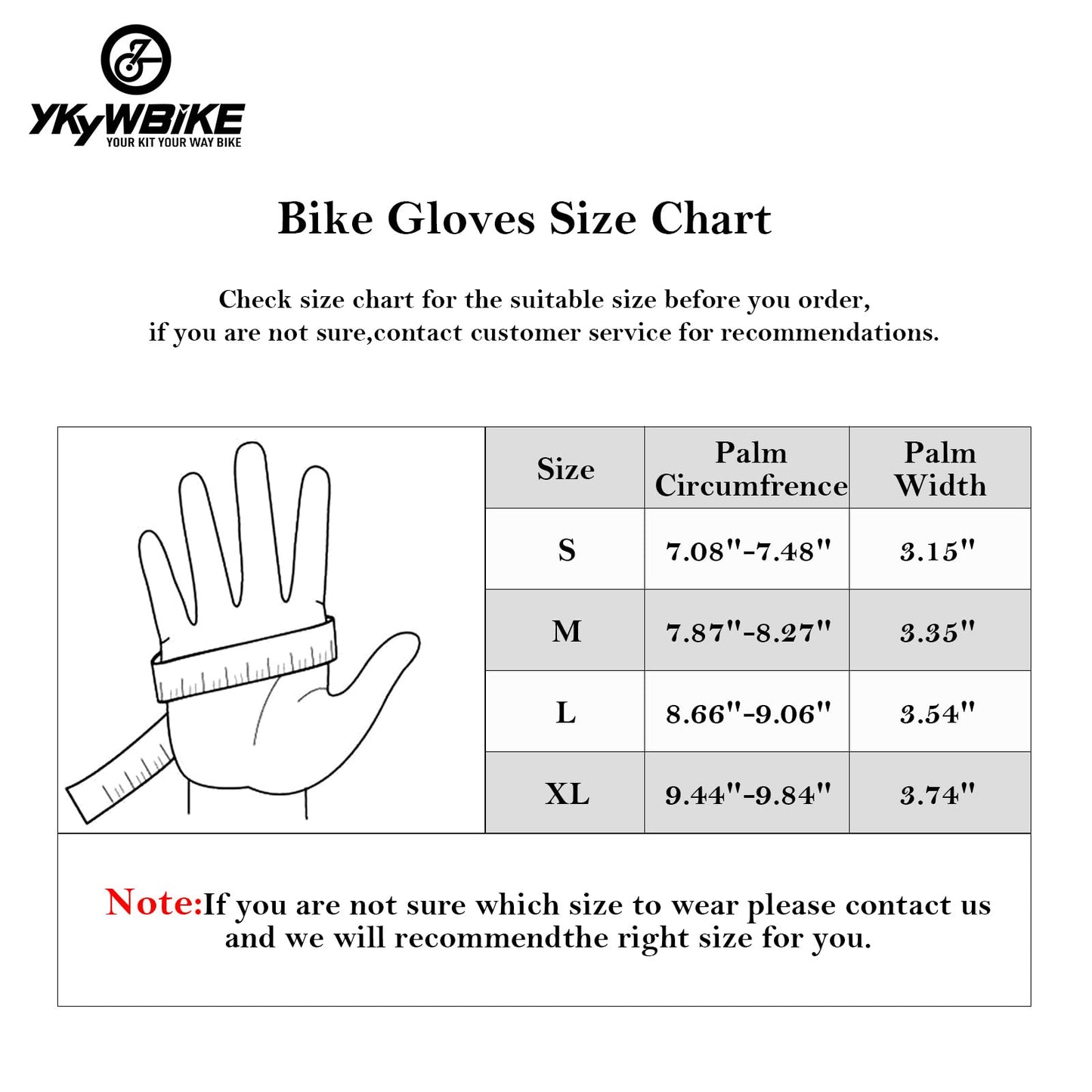 YKYWBIKE Cycling Gloves-Touch Screen Biker Gloves,Full Finger Mountain Bike Gloves,Lightweight Padded Biking Gloves,Breathable Sport Gloves,Shock-Absorbing MTB Bicycle Gloves for Men Women