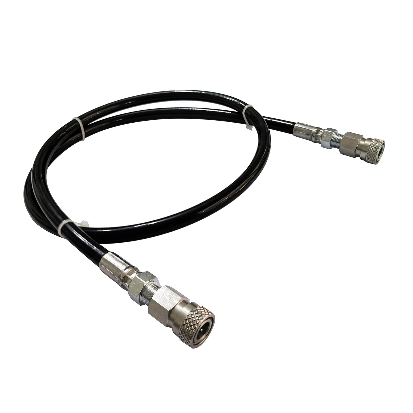 Aopkeo 37inches Fill Whip 8mm Male Female Quick Disconnect 4500psi Charging Extension Hose Stainless Steel End for Paintball PCP Airsoft Diving (Double Female End)