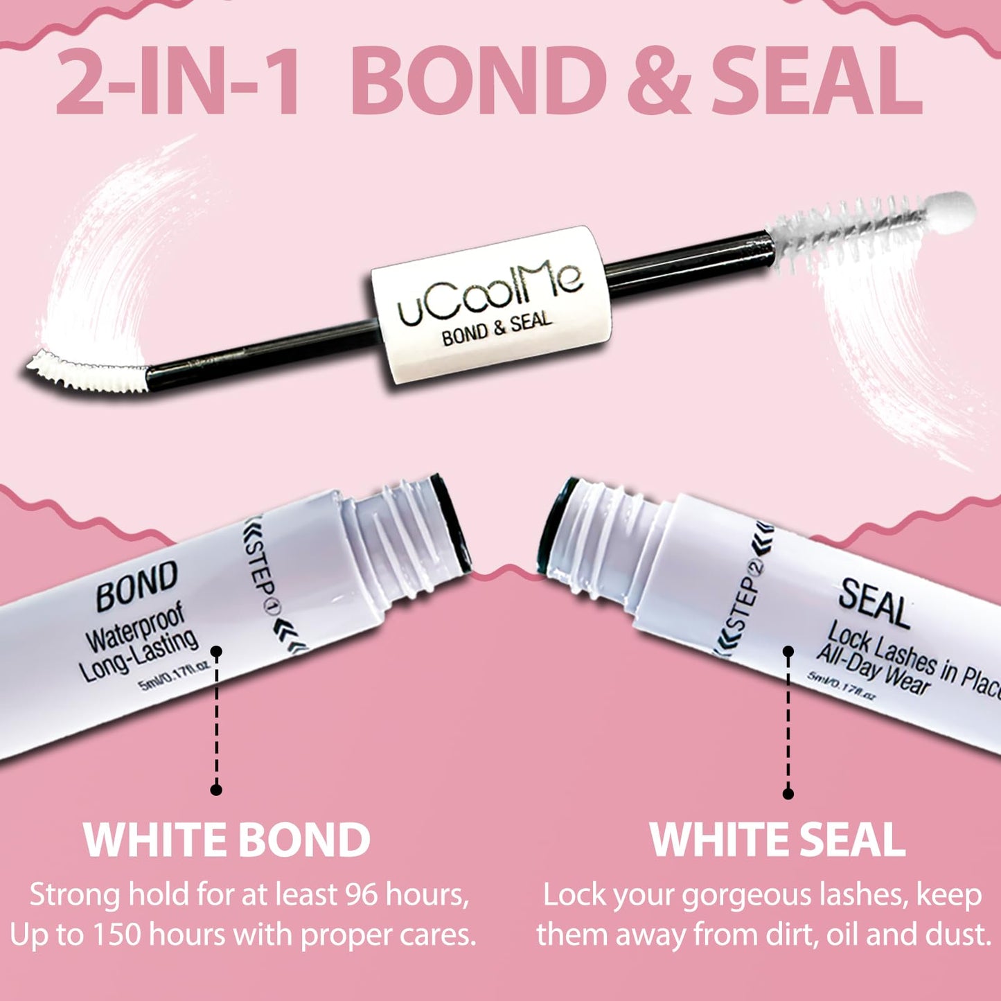 uCoolMe Invisible Lash Band Venus Lash Clusters Plus Bond & Seal