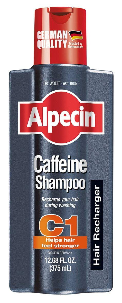 Alpecin C1 Caffeine Shampoo 12.68 fl oz (Pack of 2) I Hair Performance Enhancer I Promotes Natural Hair Growth and Thickness I Energizes Scalp