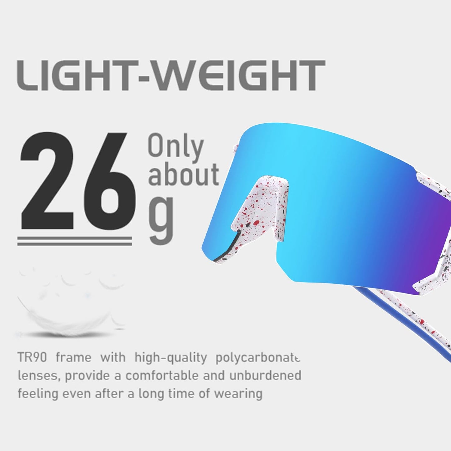 Youth Baseball Sunglasses For Boys Girls,UV400 Viper Sunglasses Youth,Cycling glasse Running Golf