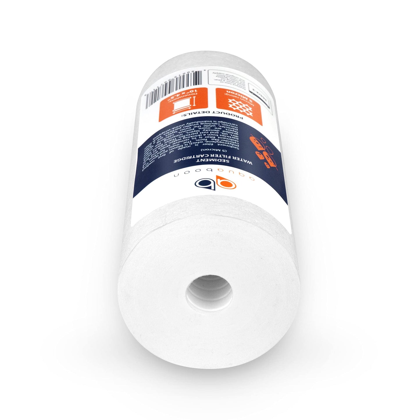 Aquaboon 5 Micron 10 x 4.5 Well Water Sediment Filter Replacement Whole House Water Filter Cartridge Compatible with DGD-5005, WFHD13001B, 20-Pack
