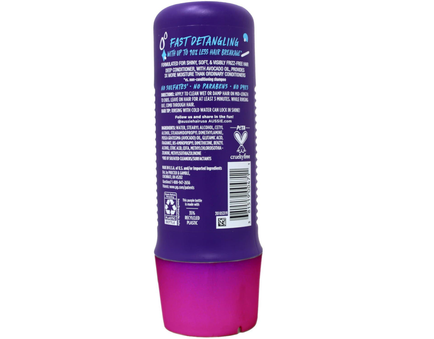 Aussie 3 Minute Miracle Moist Deep Conditioner, 8 oz