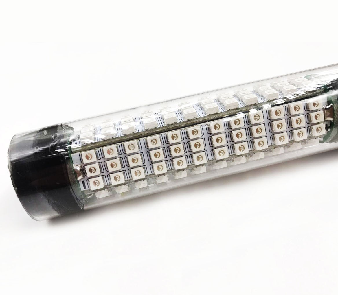 SAMDO Underwater Fishing Light Fish Light IP68 12V 180 SMD LED 1080 Lumens Fishing Boat Night Light 10.8W (Green)