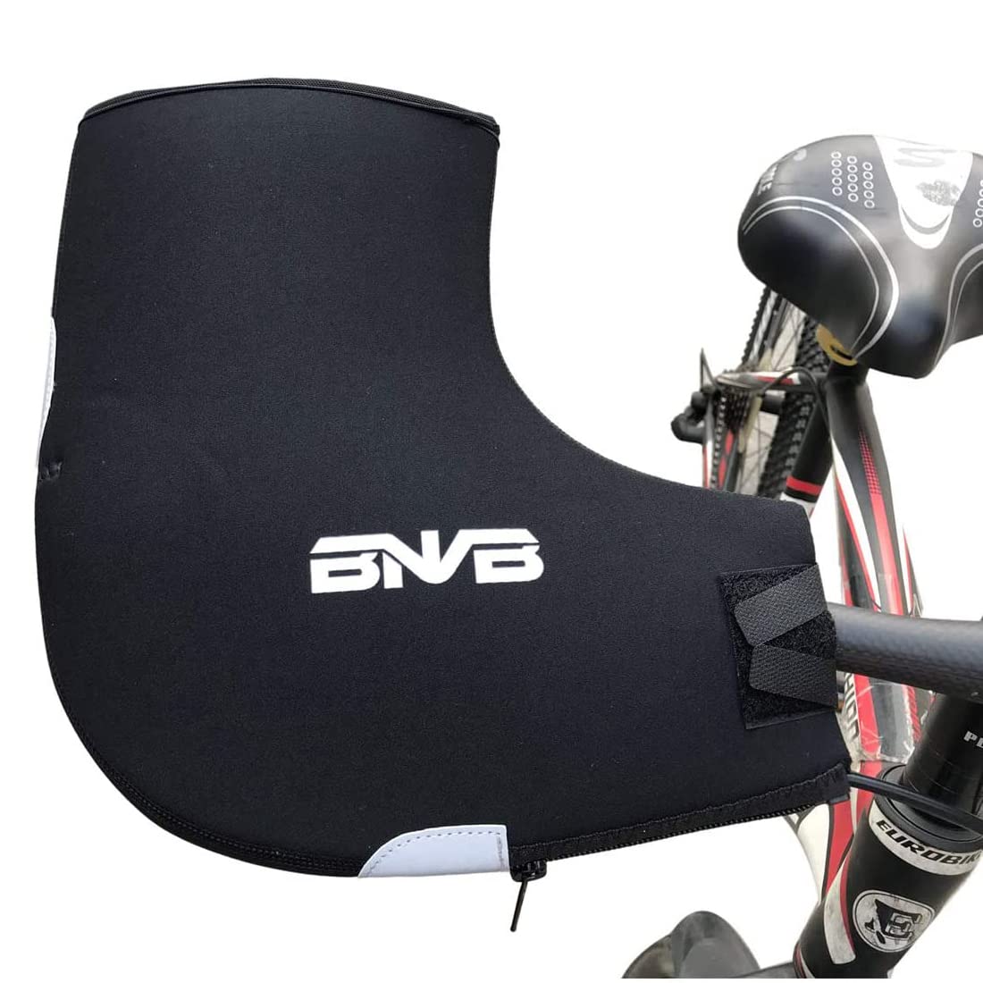 BNVB MTB Handlebar Cover Winter Cold Weather Cycling Hand Warmer Gloves Windproof Unisex Bicycle Handlebar Mittens for Mountain Bike