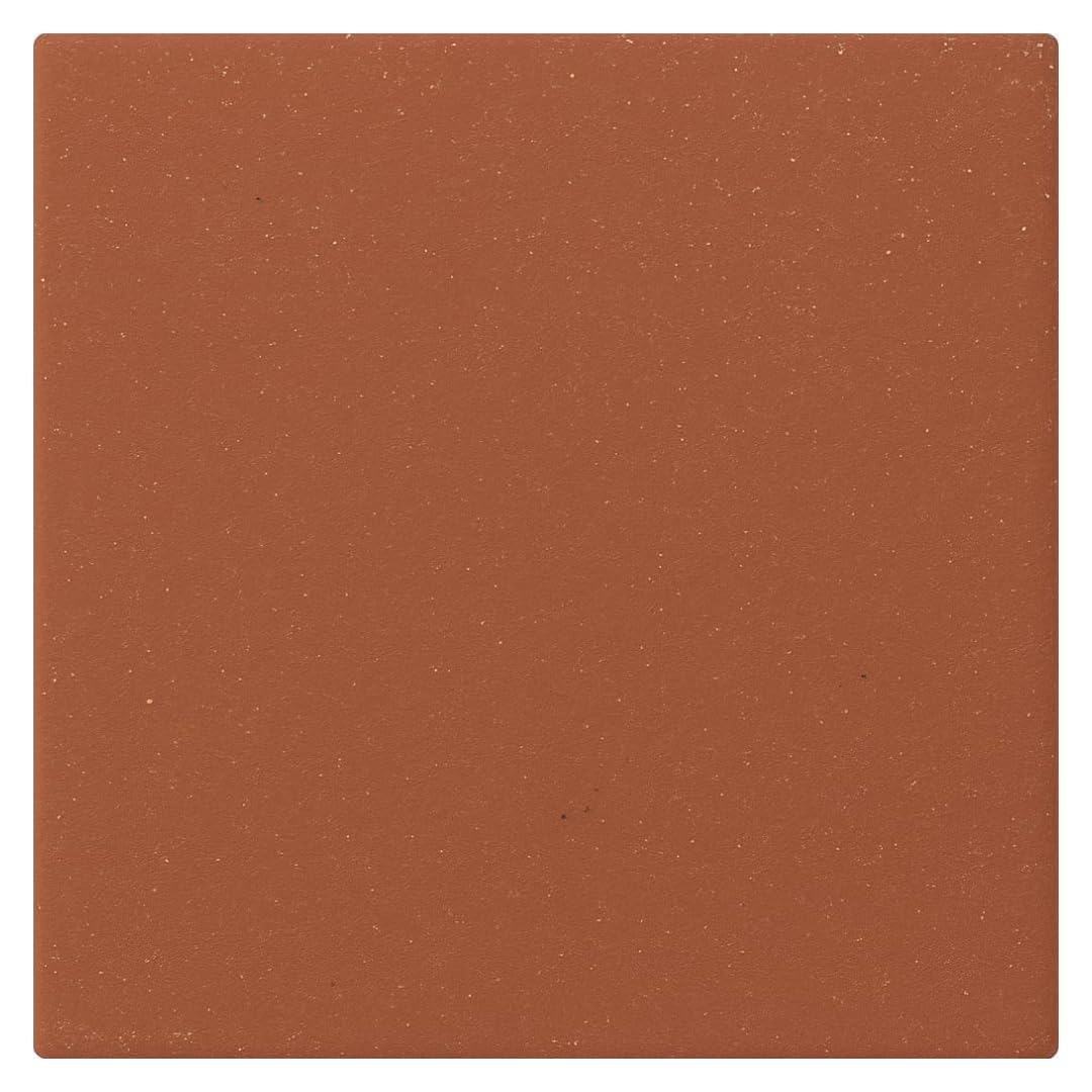 Alfagres 6x6 Colonial Red Smooth Quarry Tile – Durable Ceramic Floor Wall Tile Indoor and Outdoor Use,Matte Finish, Non-Slip Surface, Great For Restaurant Hotel Kitchen Spa, Premium Grade- 44 Tile Box