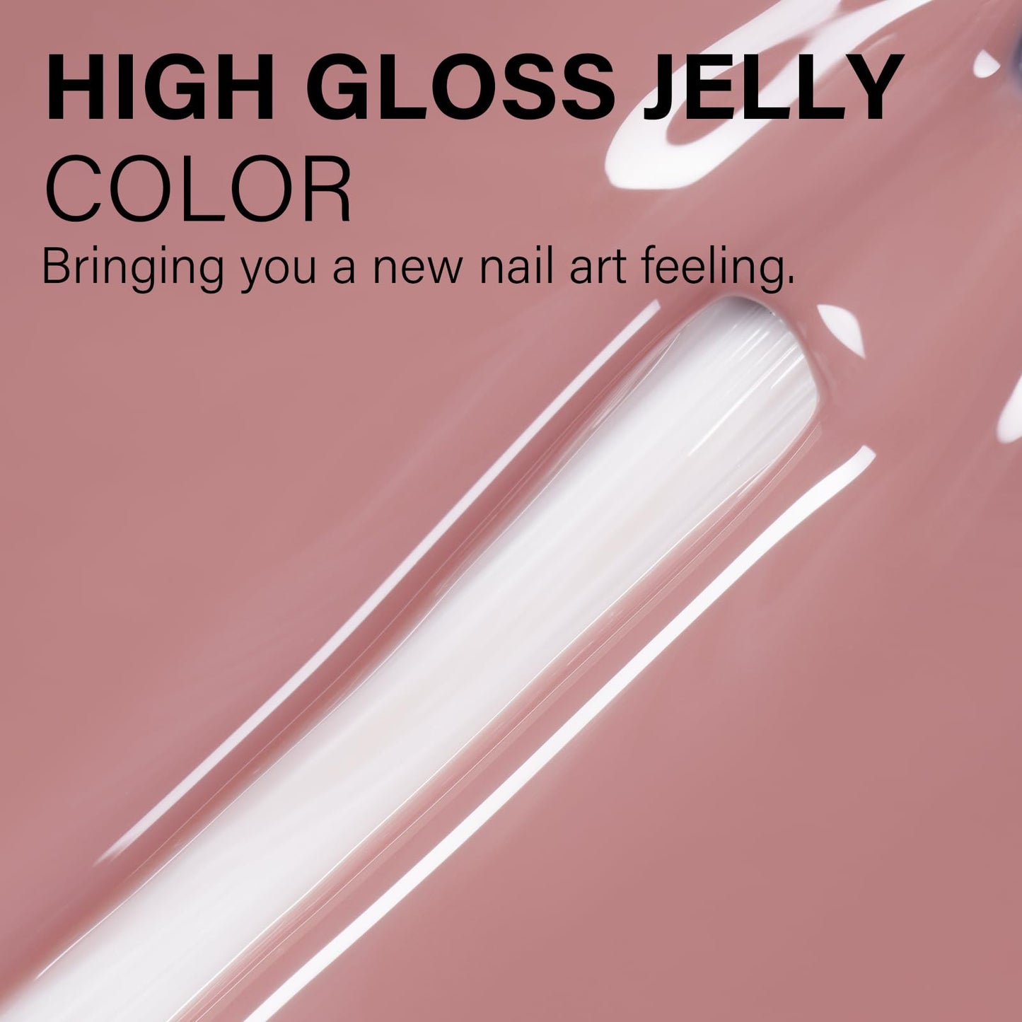 AILLSA Nude Gel Polish Dusty Pink Jelly Gel Nail Polish Sheer Neutral Color Translucent Gel Polish Long Lasting Natural Pink Nails Soak Off U V Gel for Nail Art at Home Valentine Gift 0.51 Fl Oz ZD25