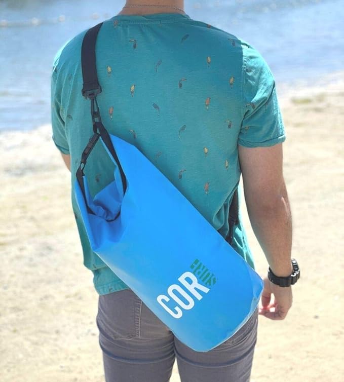 COR Surf Floating Waterproof Dry Bag 3L | 5L |10L | 15L Roll Top Sack Keeps Gear Dry for Kayaking, Rafting, Boating, Swimming, Camping, Hiking, Beach, Fishing