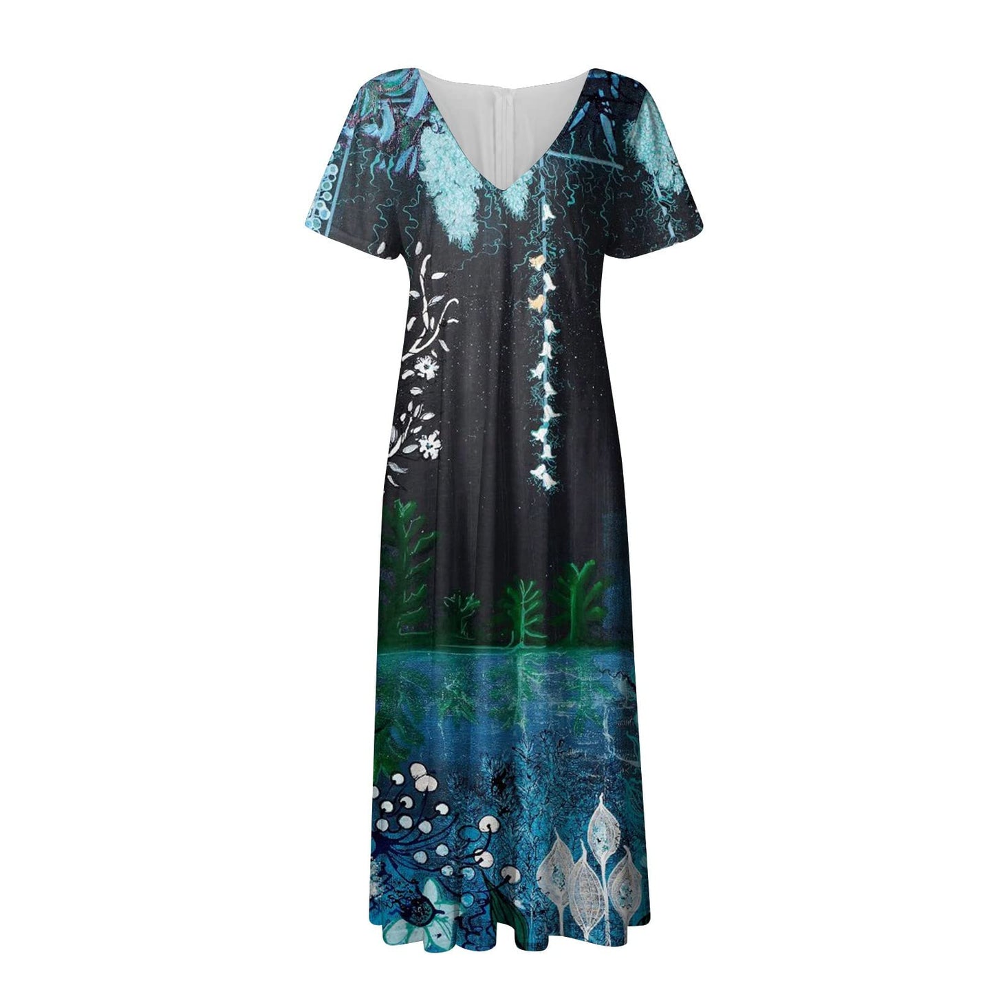 aihihe Summer Dresses for Women 2024 Vacation Sexy Midi Dresses Fitted Boho Dresses Orange Summer Casual U Neck Sundresses Womens Sundresses for Beach Vacation Sequin Flowy Dress