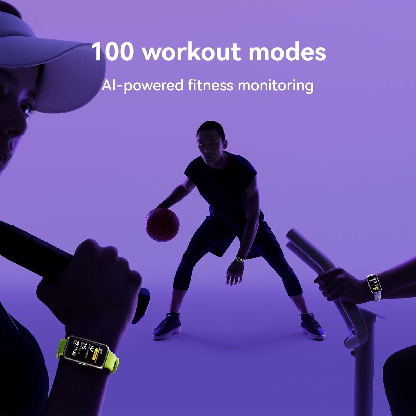 HUAWEI Band 10 Smartwatch Aluminum Alloy Case up to 14 Days Battery Life iOS Android Average Sleep HRV and Sleep Insights with an AI-Powered Fitness Monitoring Tracker Sleep Breathing (Matte Black)