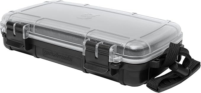 geckobrands Waterproof Dry Box with Silicone Liner – Durable, Dust-Proof, Crush-Proof Storage for Electronics and Gear