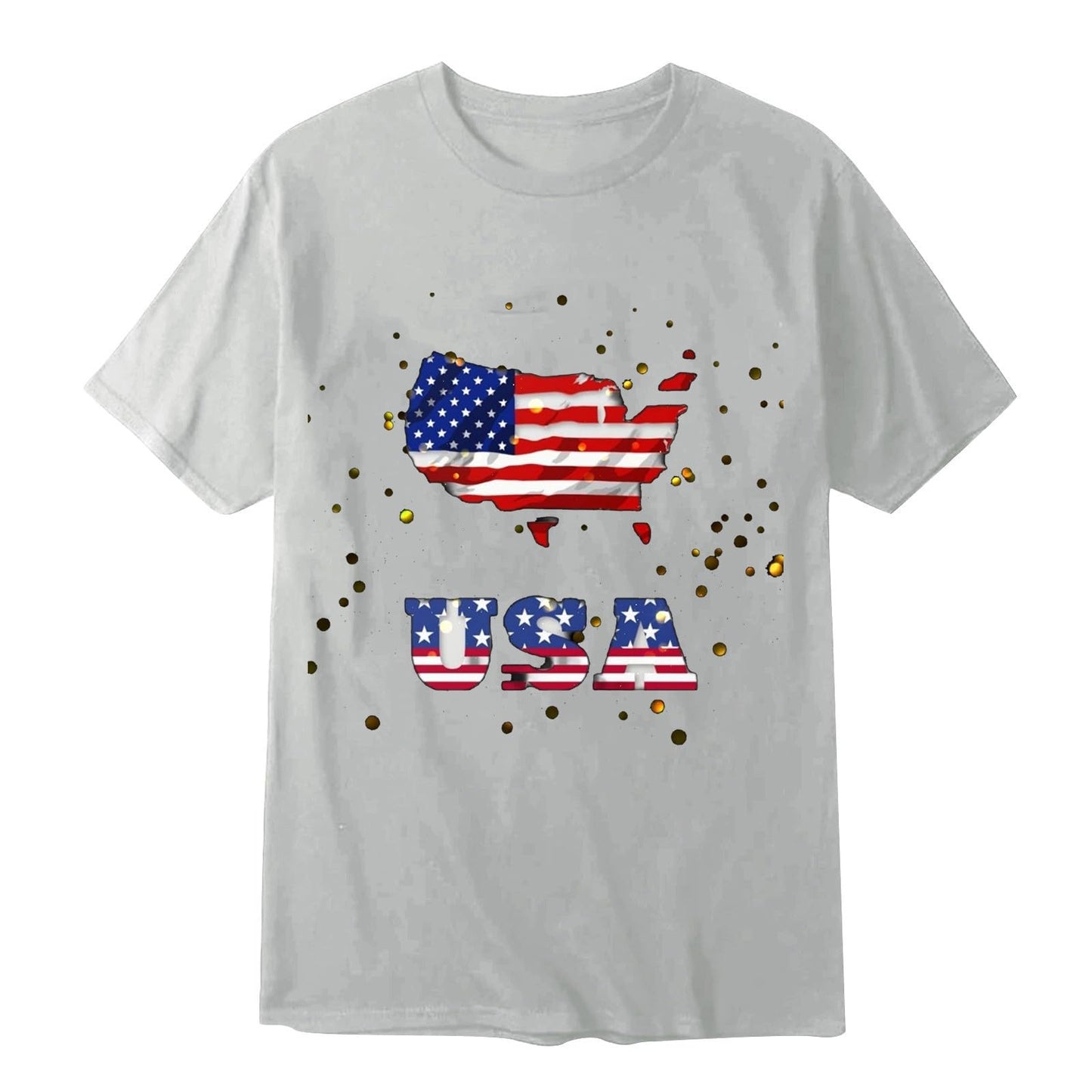 Prime Deal of The Day American Flag 4th of July Mens T-Shirts Short Sleeve Crew Neck Shirts Casual Loose Fit Tops Athletic Quick Dry Active Tee Shirts