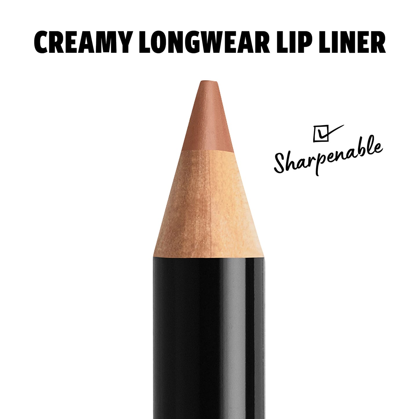 NYX PROFESSIONAL MAKEUP Slim Lip Pencil Creamy Lip Liner Nude Pink & Natural